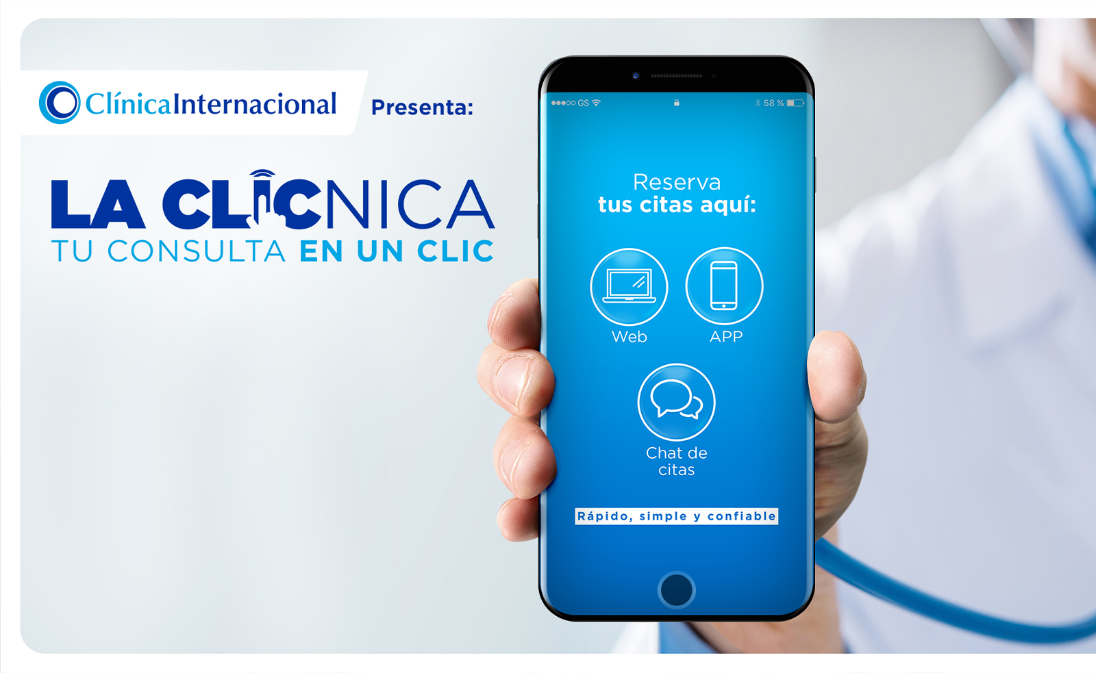 como reservar cita clinica internacional manera online