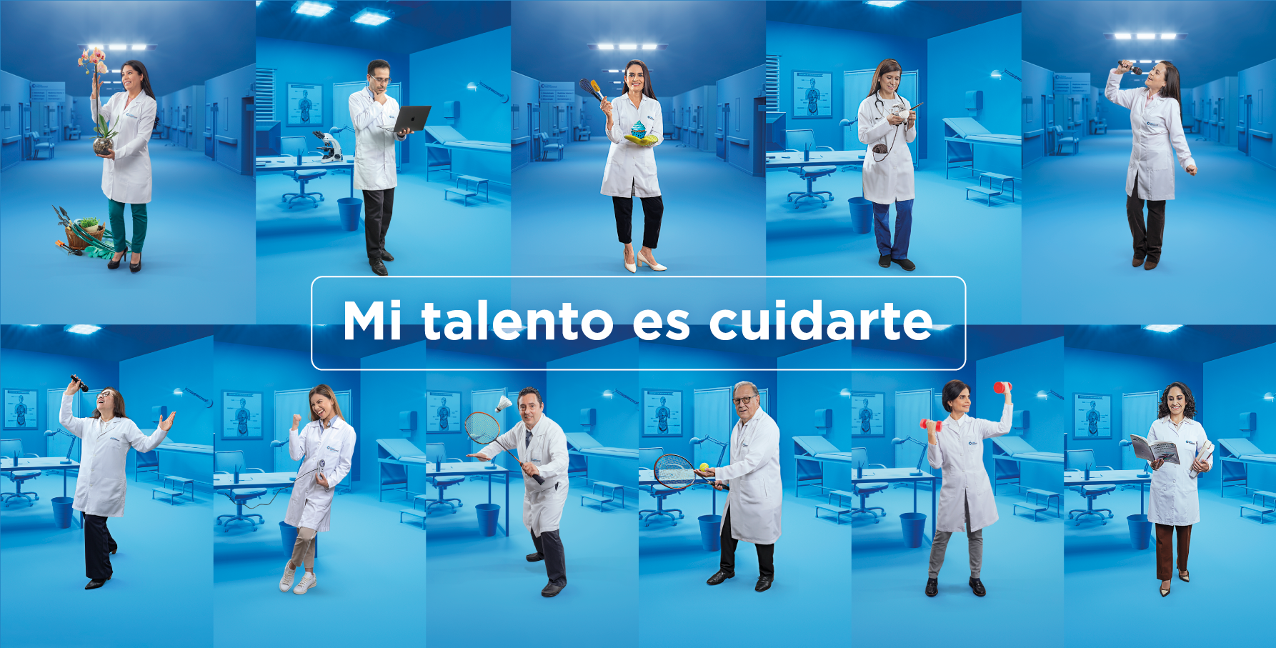 doctores talento cuidar salud